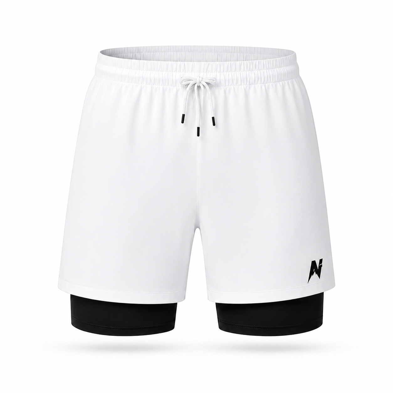 Northrun - 2-i-1 treningsshorts med sprettfri mobil­lomme.
